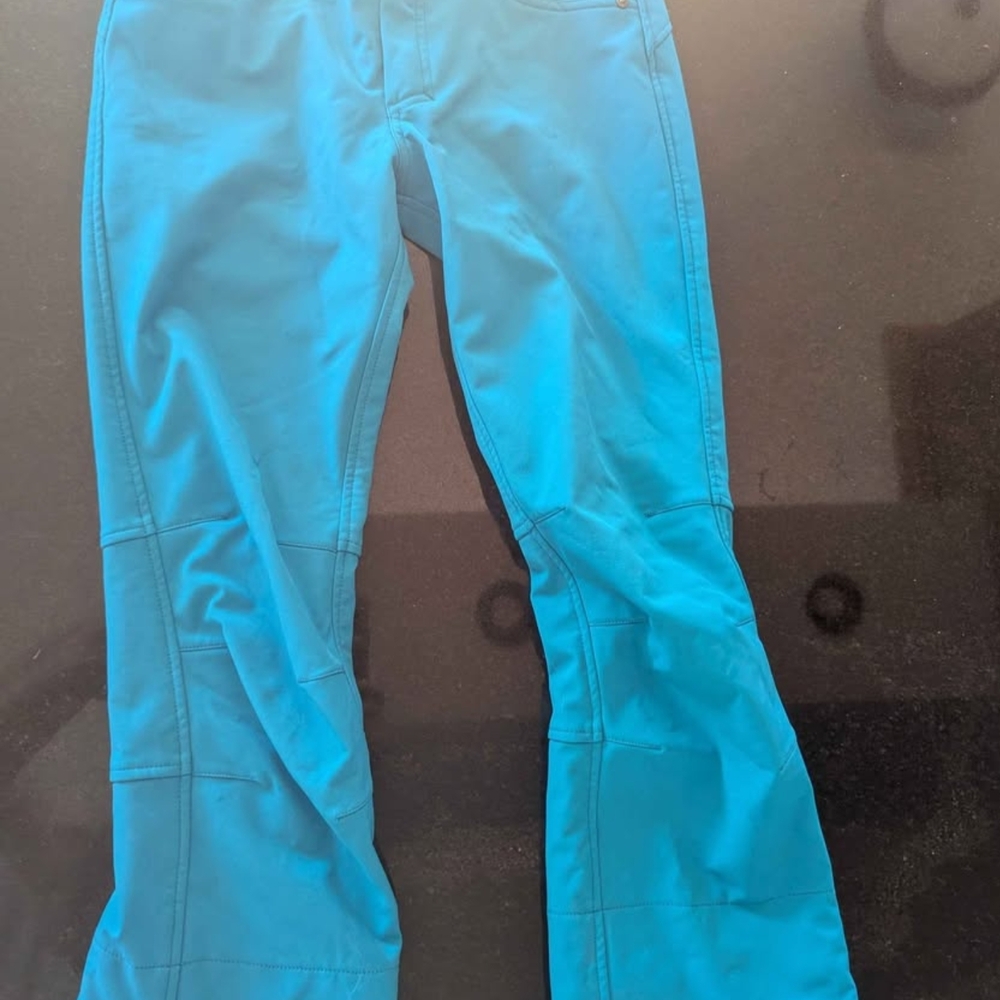 Bright Blue Flared Pants
